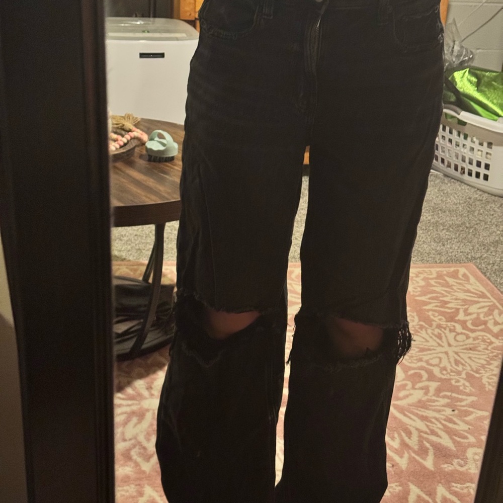 Fox Women's Black Flare Jeans